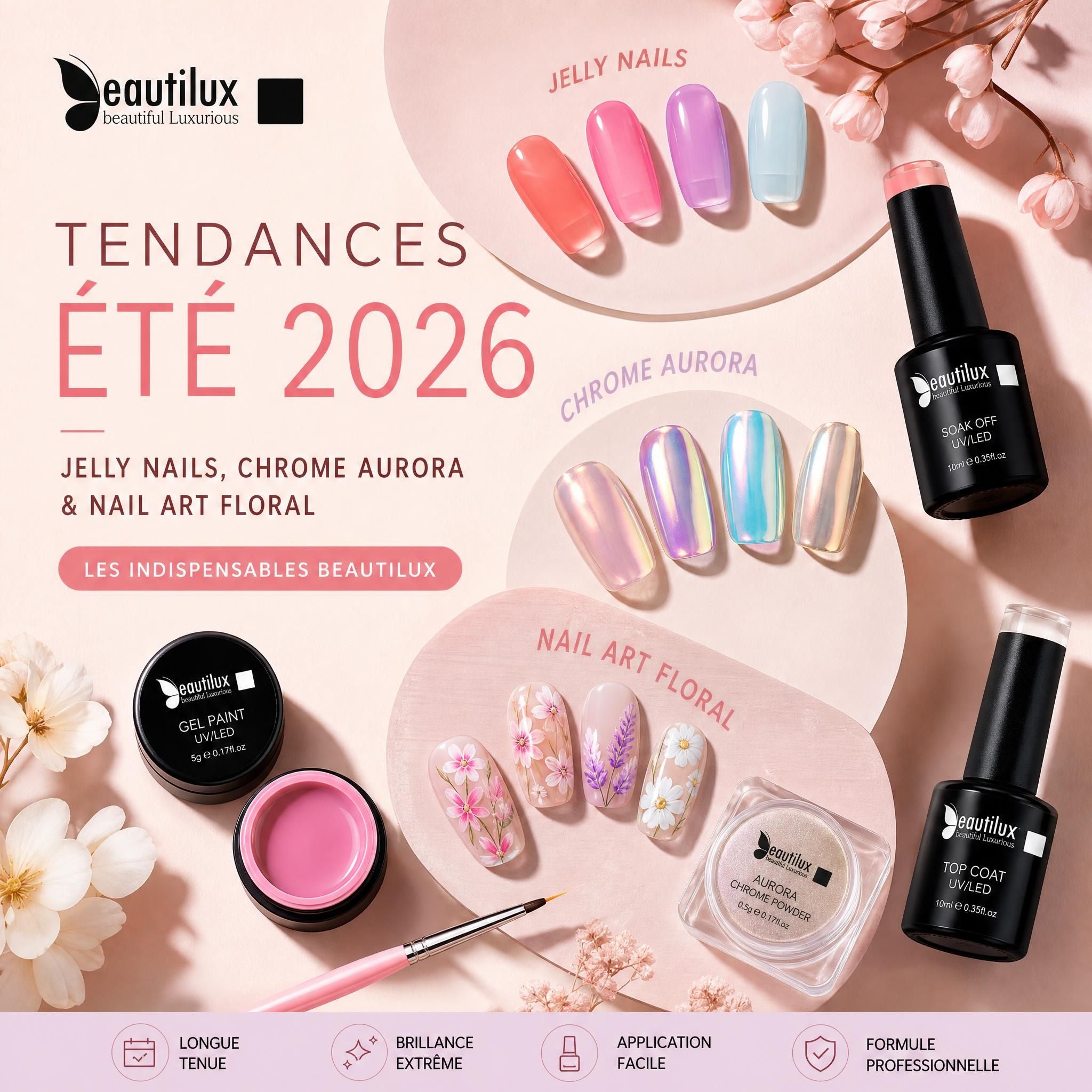 Tendances nail art 2026 : les looks incontournables pour une manucure professionnelle sublime Image