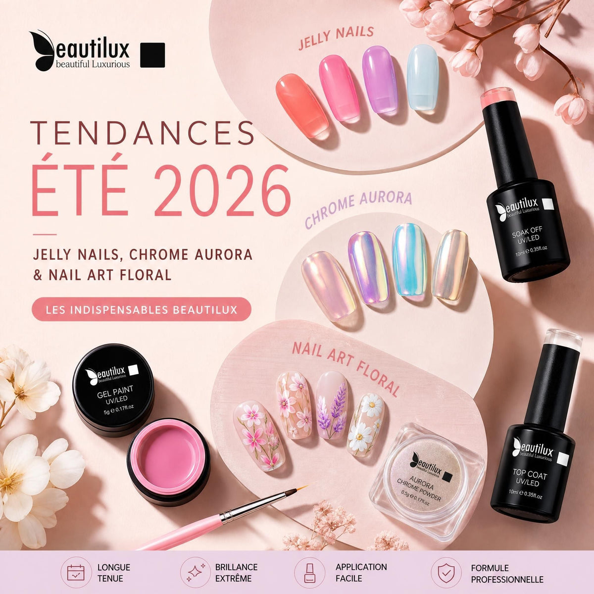 Tendances nail art 2026 : les looks incontournables pour une manucure professionnelle sublime Image