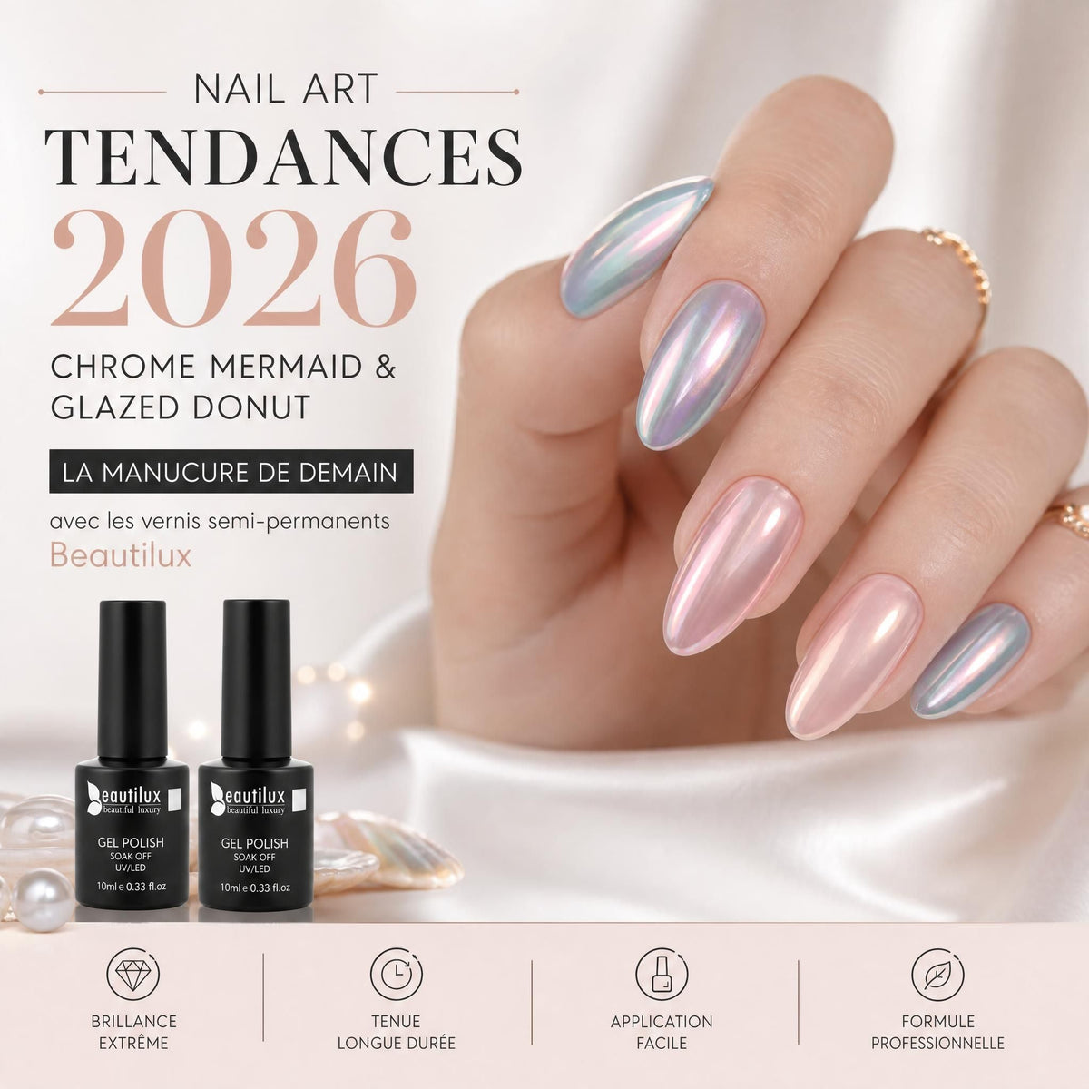 Nail art & tendances ongles 2026 : le guide complet pour une manucure professionnelle avec beautilux Image