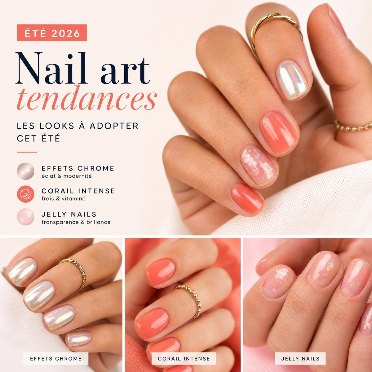 Nail art 2026 : les tendances ongles incontournables pour une manucure professionnelle sublimée Image