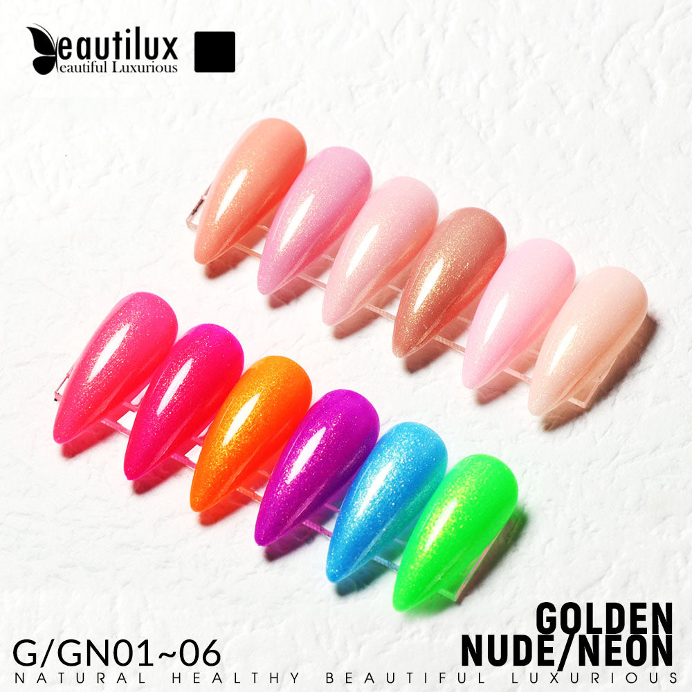 GN - G - Vernis semi permanent néon et nude Image
