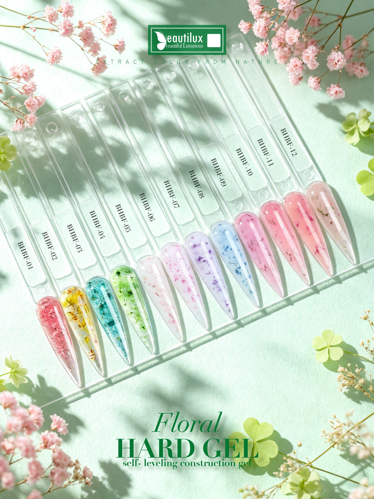 Flower Gels : Gels UV aux Fleurs Séchées Image