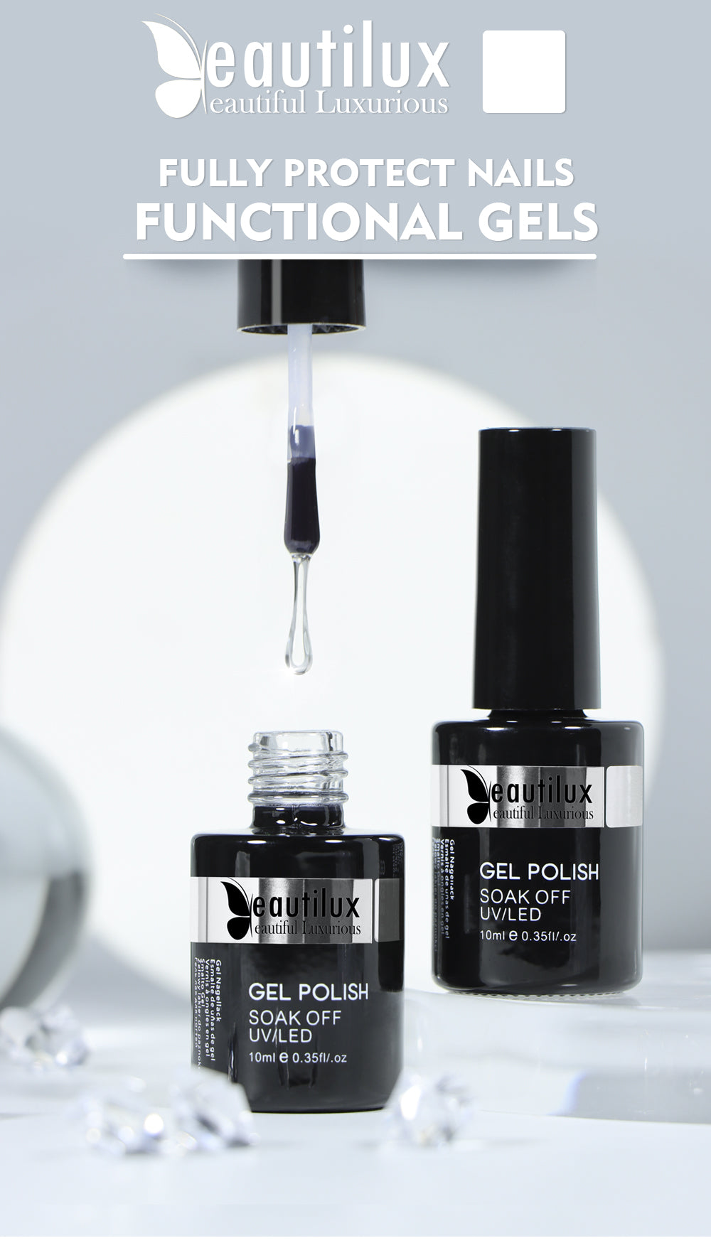 Gamme Beautilux Prep & Finish – Gel Polish Professionnel