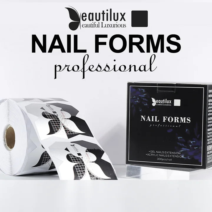 Beautilux Professional Nail Construction Templates – 300 pcs