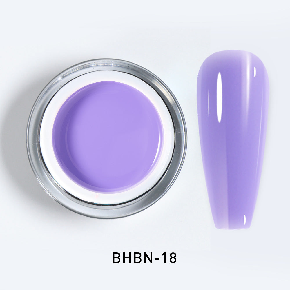 Gel de construction dur Beautilux BHBN-18 Violet Lavande 10g — Hard Gel Coloré UV/LED Soak Off Extension Ongles Professionnel Image