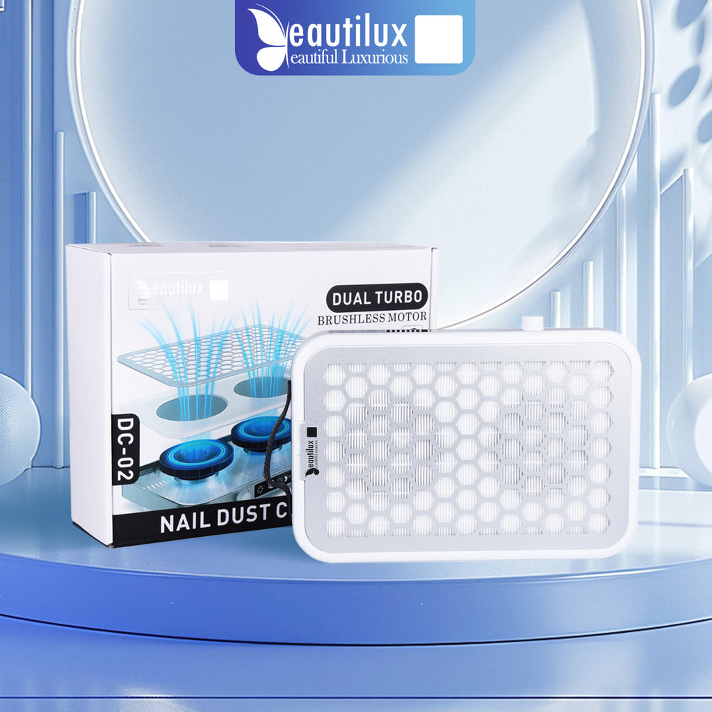 Aspirateur à Poussière pour Ongles Beautilux Dual Turbo 48W