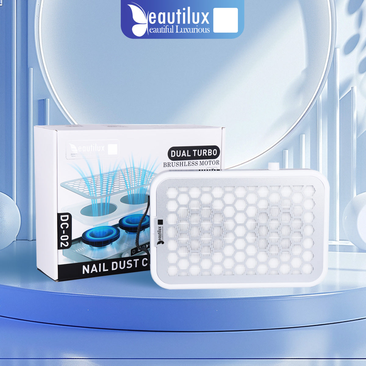 Beautilux Dual Turbo 48W Nail Dust Collector