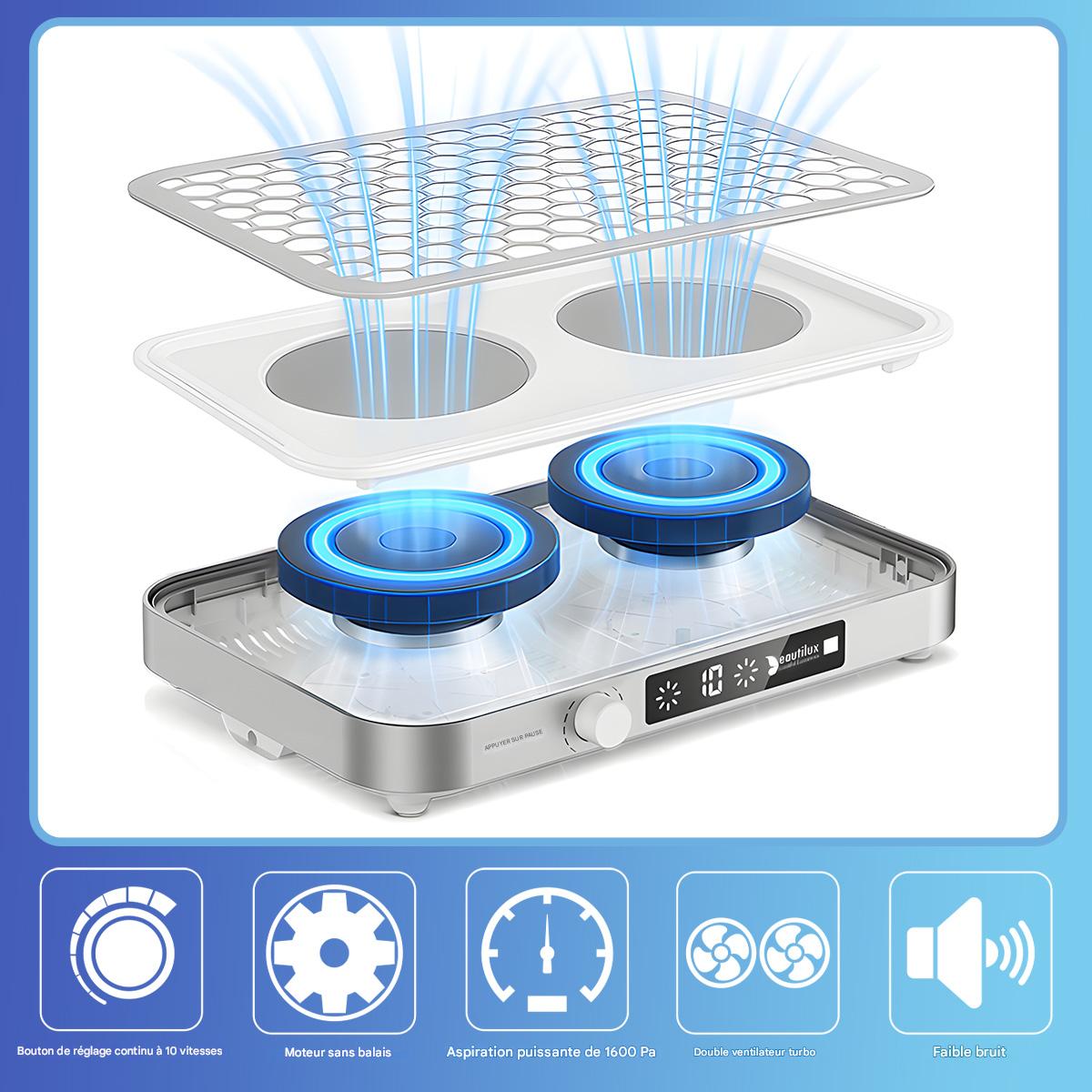 Beautilux Dual Turbo 48W Nail Dust Collector