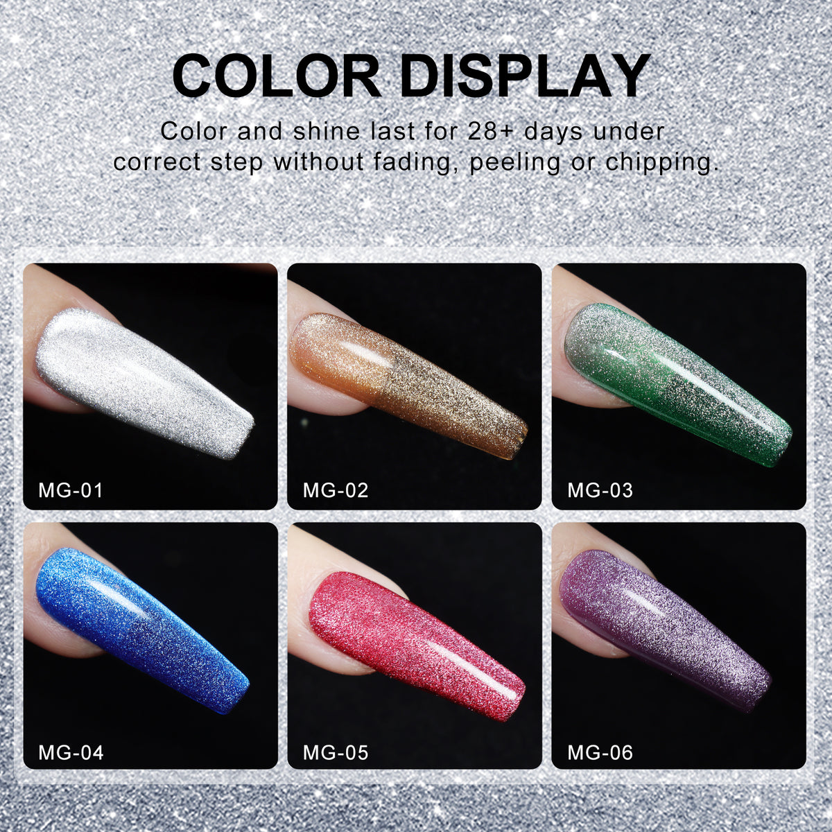 Vernis Semi-Permanent Cat Eye 9D Platine Violet Améthyste – MG-06 | Beautilux 10ml