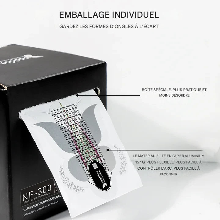 Beautilux Professional Nail Construction Templates – 300 pcs