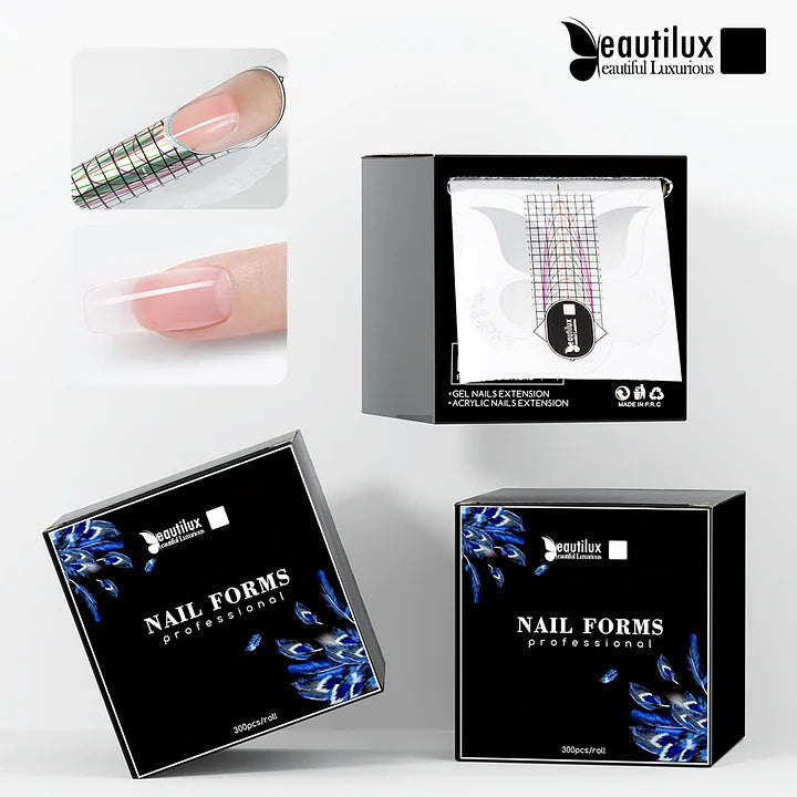 Beautilux Chablons de Construction Ongles Professionnelles – 300 pcs