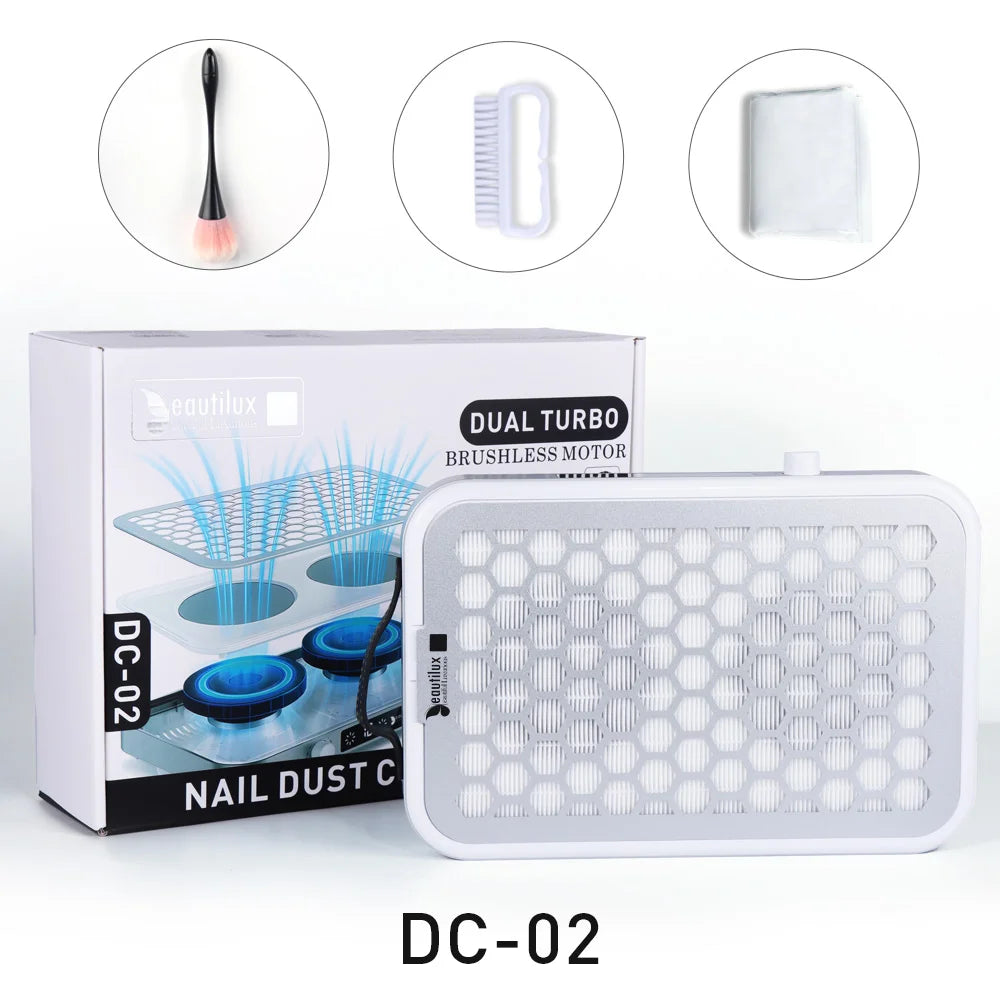 Aspirateur à Poussière pour Ongles Beautilux Dual Turbo 48W