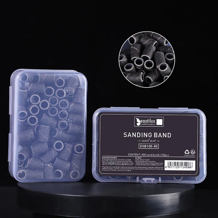 Beautilux SANDING BAND-BLACK,100PCS — 80# | DSB100-80 - DSB100-80 Image