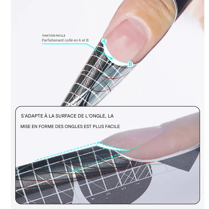 Beautilux Professional Nail Construction Templates – 300 pcs