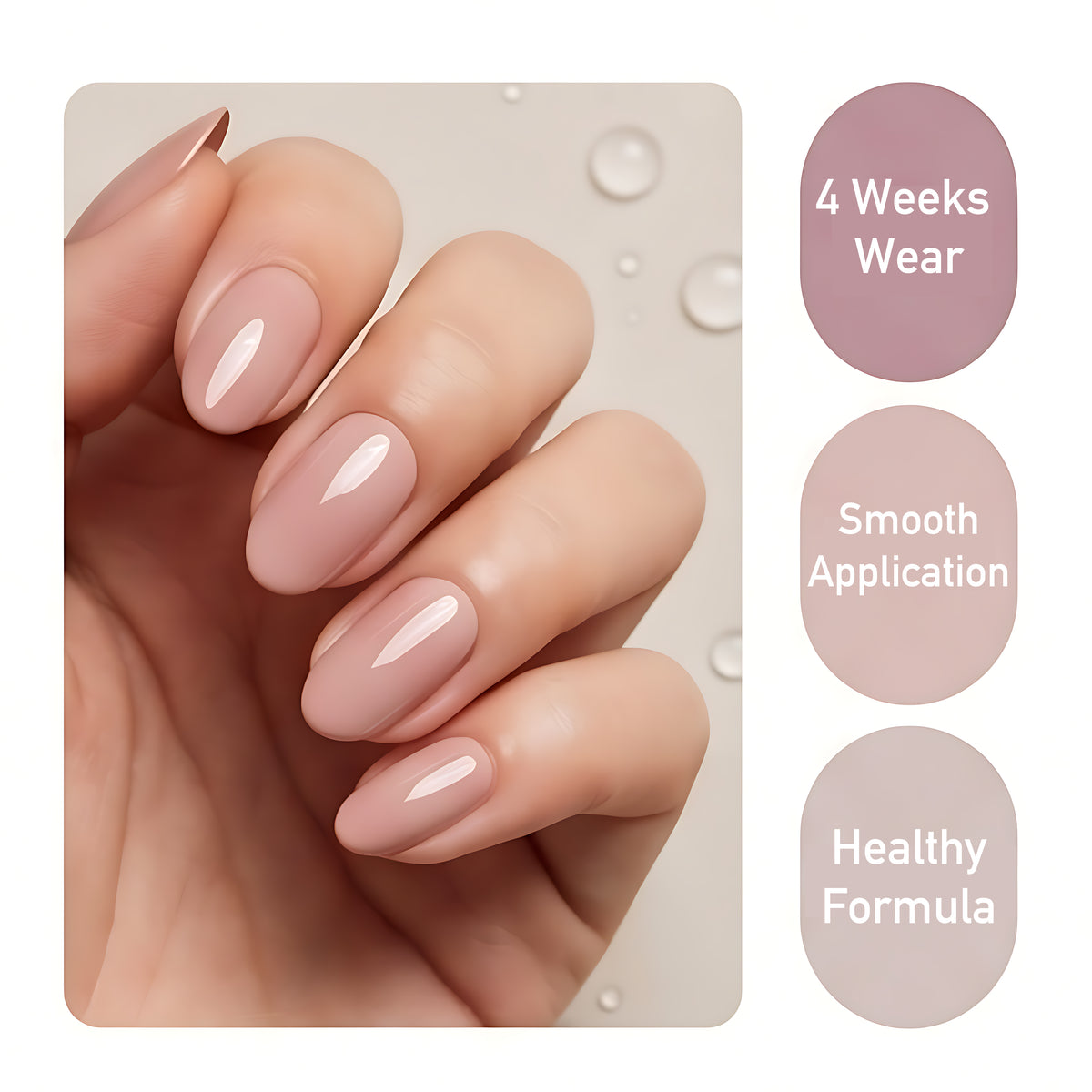 Beautilux D-02 Rose Blush – Vernis Gel Semi-Permanent Nude Rose | Sans HEMA, Soak Off UV/LED