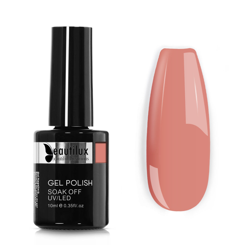 Vernis Semi-Permanent Saumon Doré AC-102 | Tenue 21 Jours | Beautilux Image