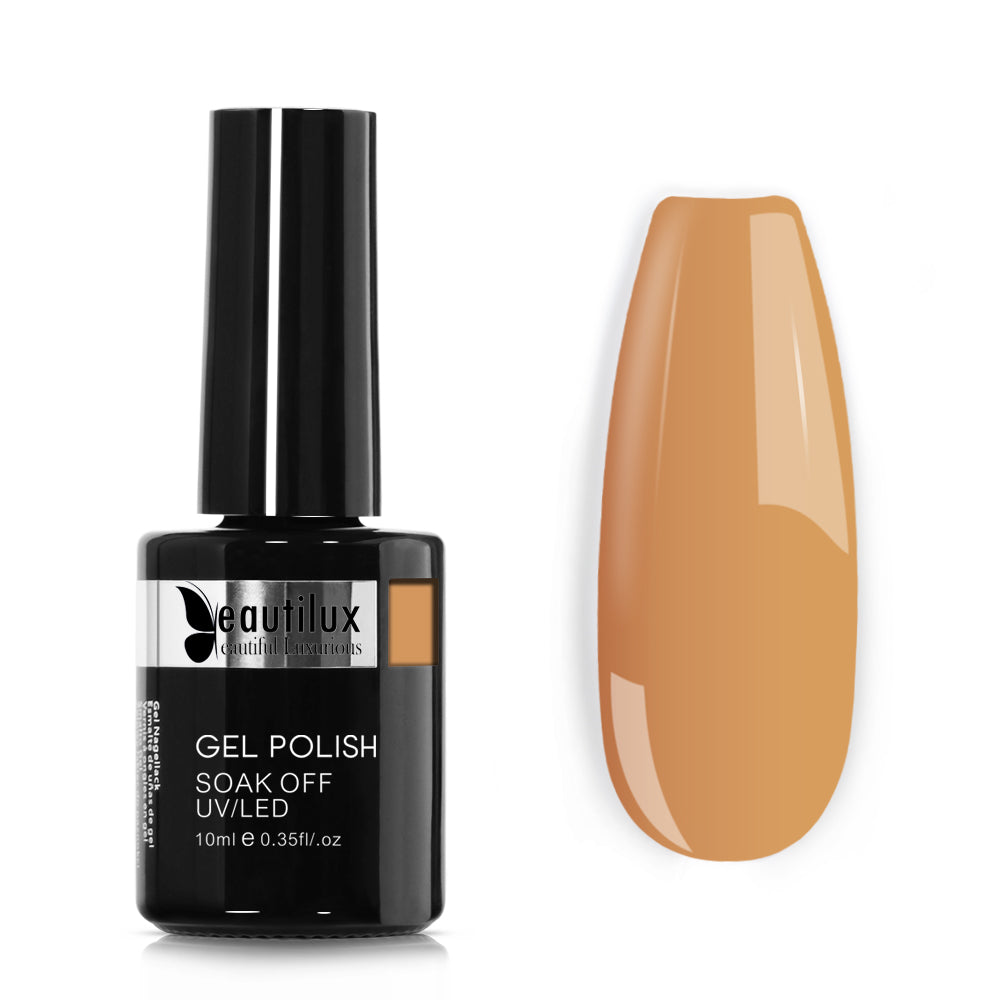 Vernis Semi-Permanent Caramel Doré AC-105 | Tenue 21 Jours | Beautilux Image