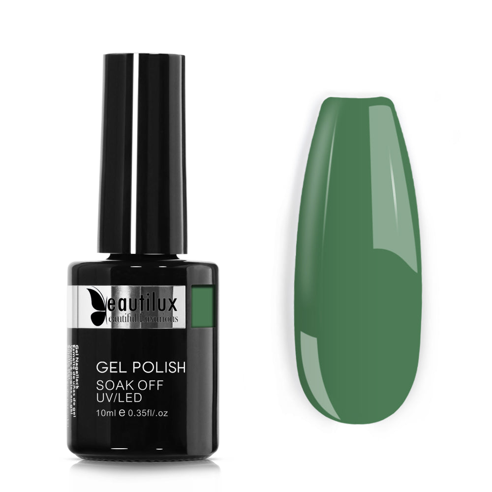 Vernis Semi-Permanent Vert Basilic AC-119 | Tenue 21 Jours | Beautilux Image