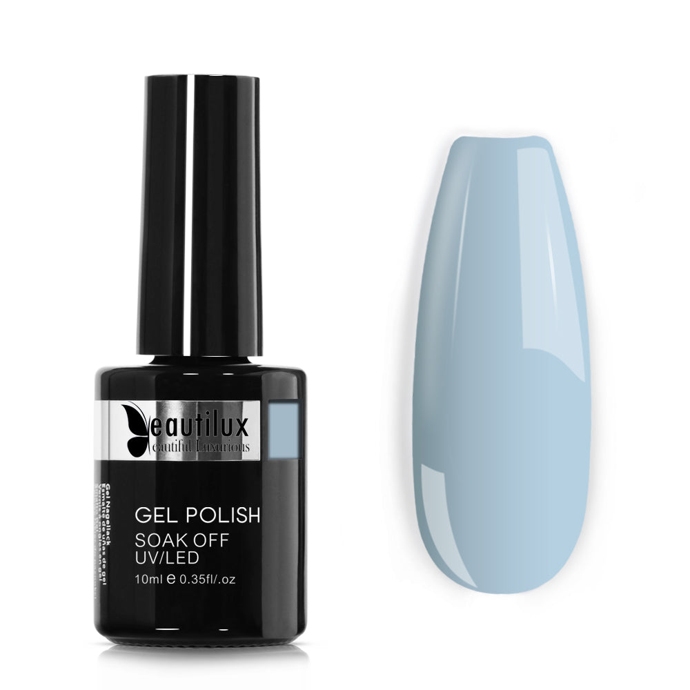 Vernis Semi-Permanent Bleu Brume AC-86 | Tenue 21 Jours | Beautilux Image