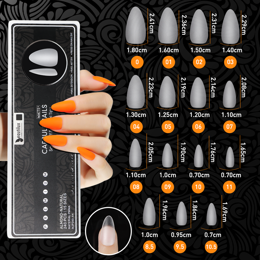 Beautilux Professional Matte Capsules + Glue &amp; Remover