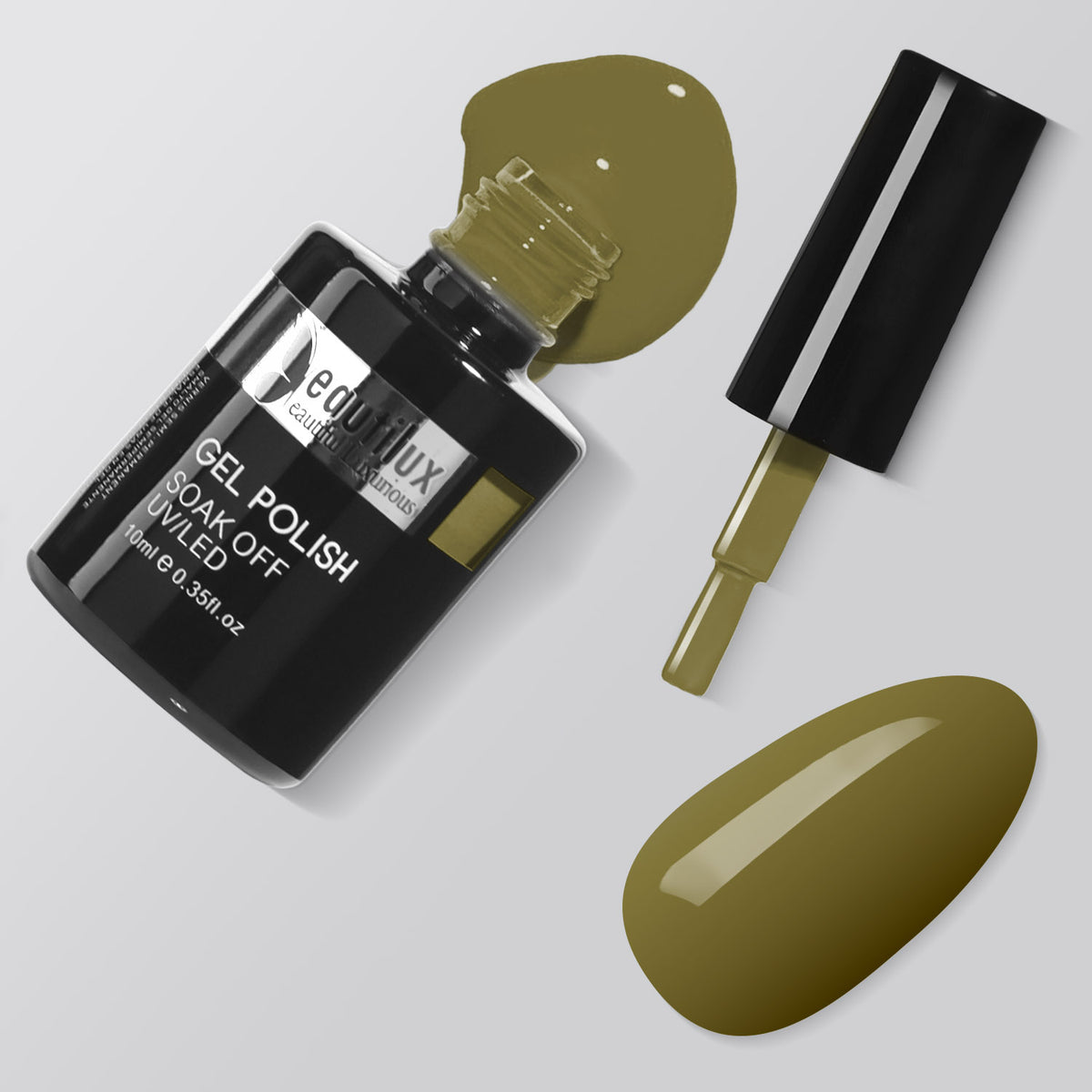 Vernis Semi-Permanent Olive AT-18 – Collection Automne Beautilux