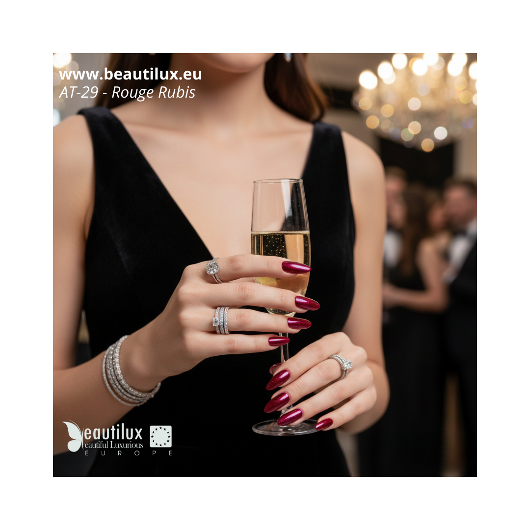 Nuancier vernis rouge rubis AT-29 Beautilux
