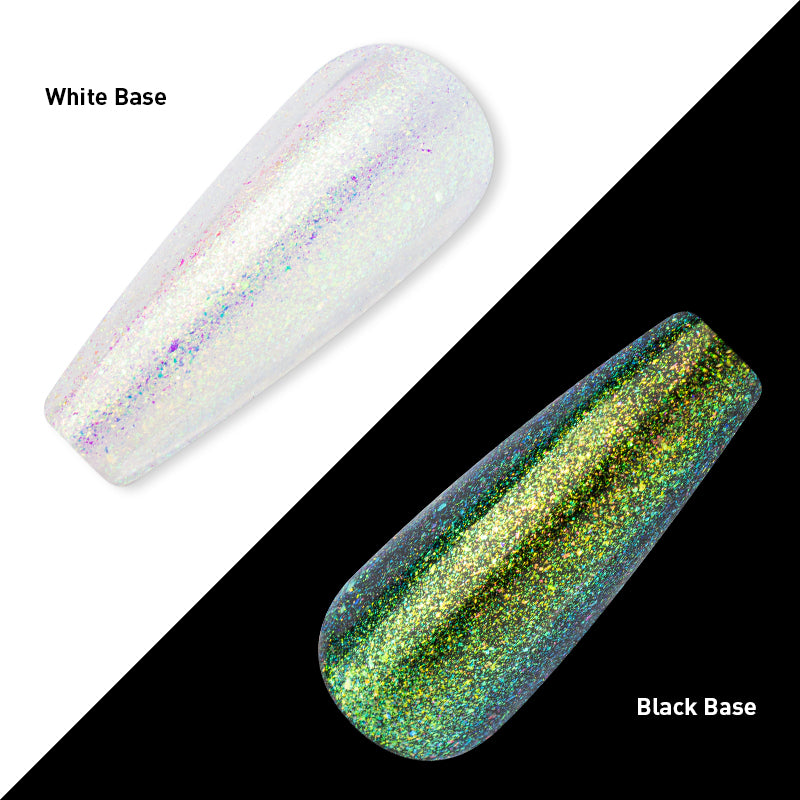 Vernis Semi-Permanent Aurora Rose Vert Multichrome – AU-01 | Beautilux 10ml – Tenue 3 Semaines