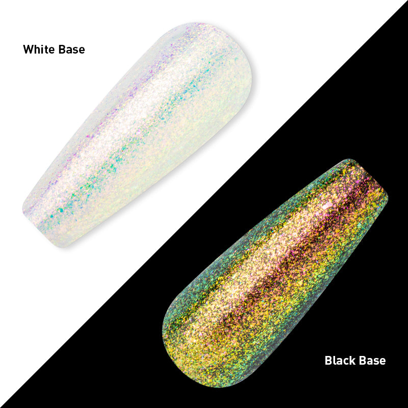 Vernis Semi-Permanent Aurora Or Rose Multichrome – AU-02 | Beautilux 10ml – Tenue 3 Semaines