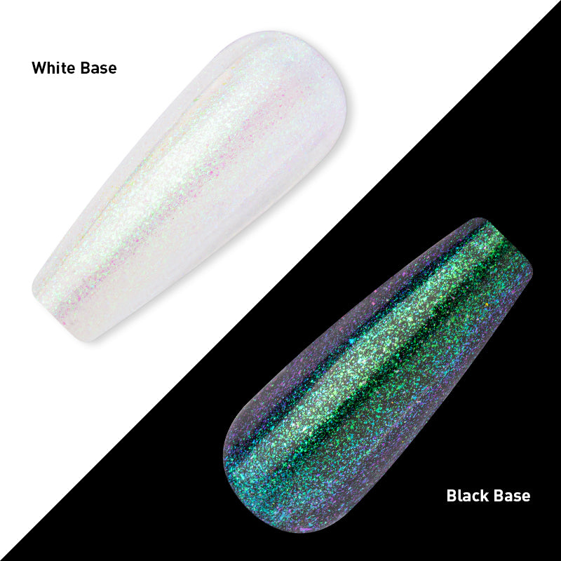 Vernis Semi-Permanent Aurora Vert Bleu Multichrome – AU-03 | Beautilux 10ml – Tenue 3 Semaines