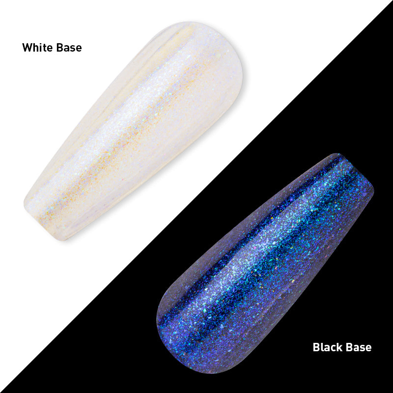 Vernis Semi-Permanent Aurora Bleu Violet Holographique – AU-06 | Beautilux 10ml – Tenue 3 Semaines