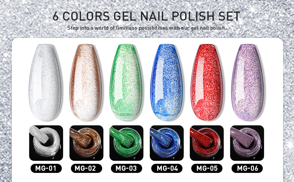 Vernis Semi-Permanent Cat Eye 9D Platine Argent Platine – MG-01 | Beautilux 10ml