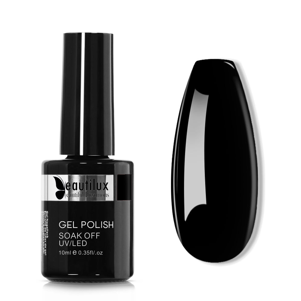 Vernis semi-permanent Noir Absolu B-085 Beautilux 10ml