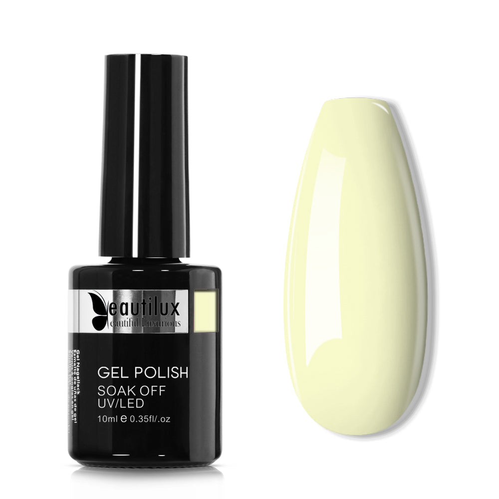 Swatch Jaune Citron Pastel B-105 Beautilux - vernis gel semi-permanent Image