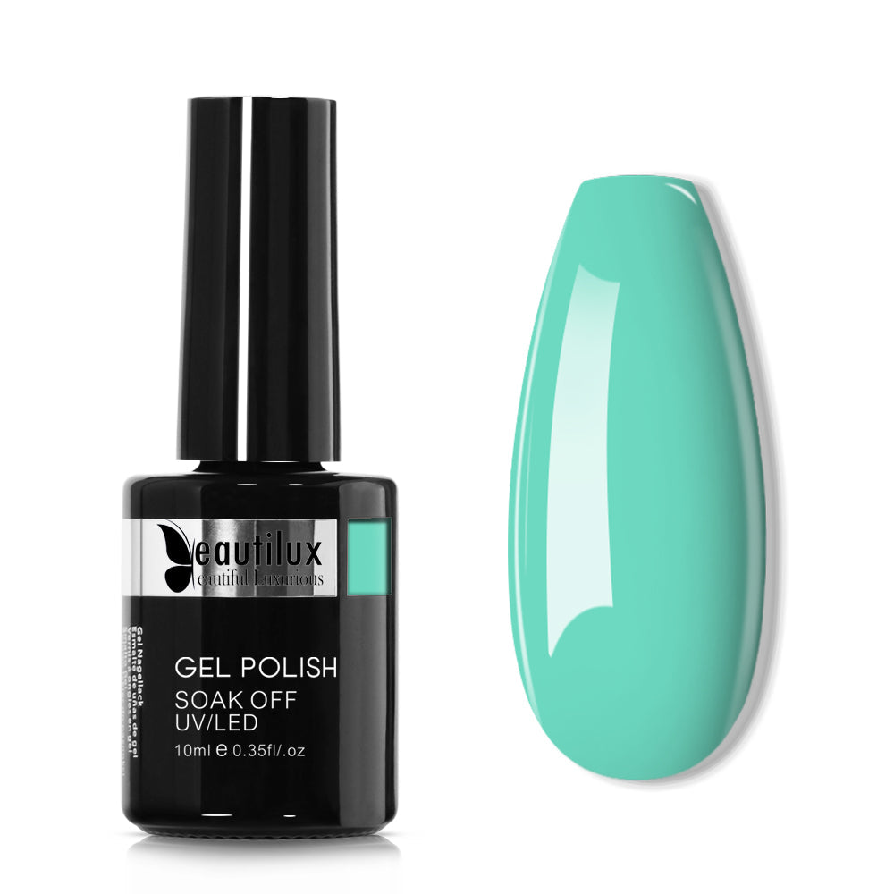 Swatch Vert Turquoise Vif B-108 Beautilux - vernis gel semi-permanent Image