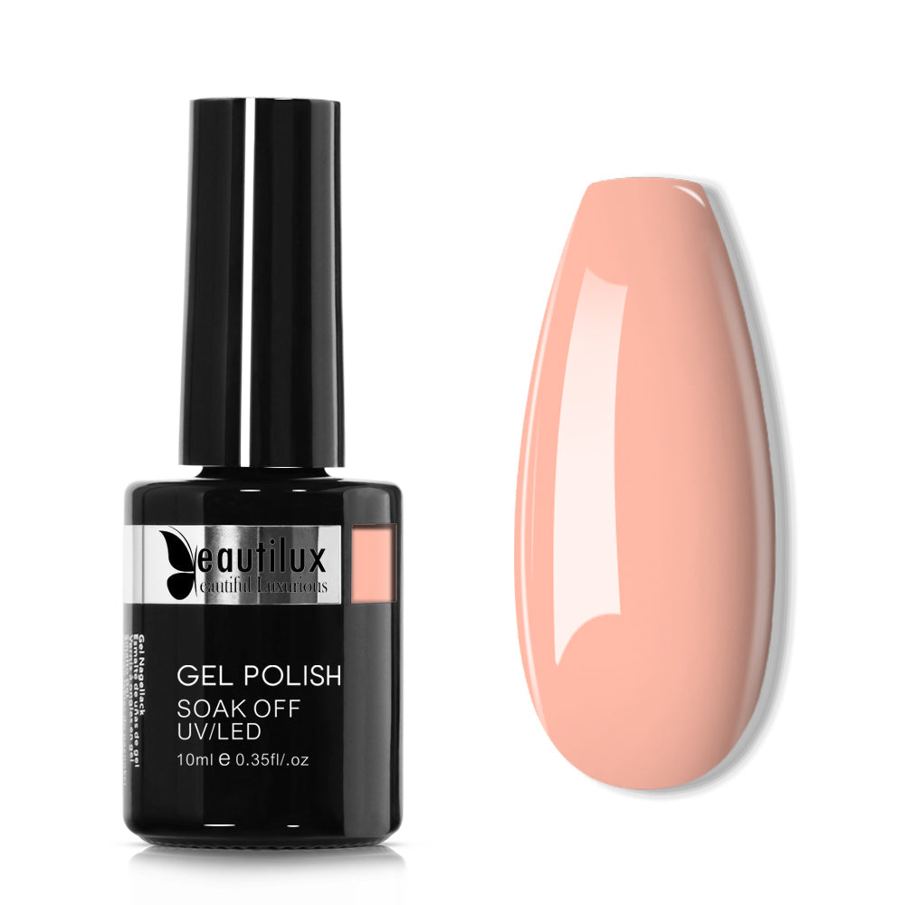 Swatch Nude Pêche Rosé B-110 Beautilux - vernis gel semi-permanent Image