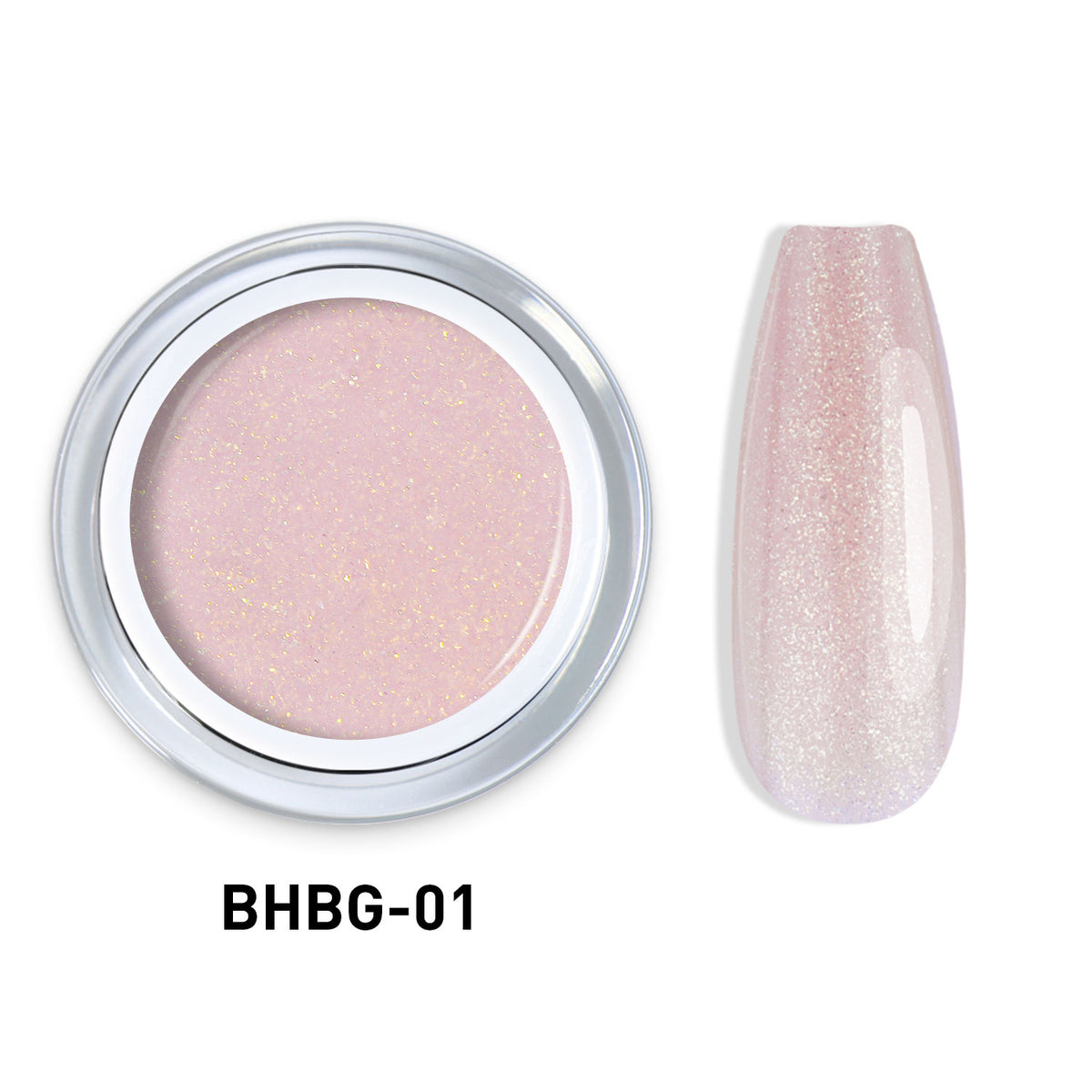 Beautilux BHBG-01 "Rosée Dorée" – Gel Auto-Égalisant Pailleté UV/LED | 10g Image