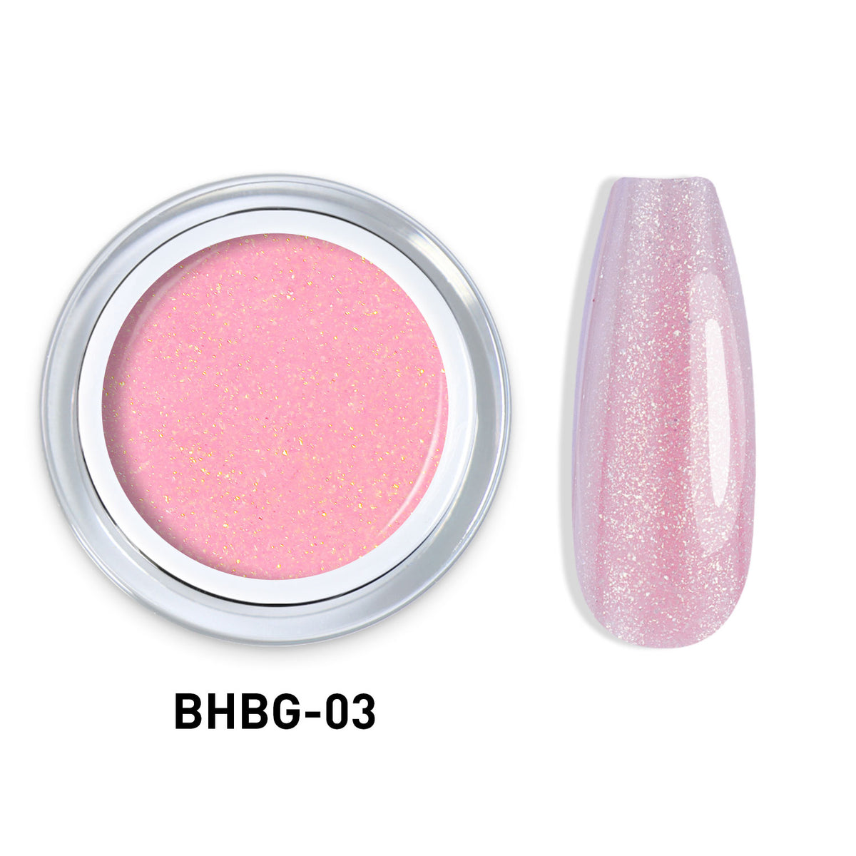 Beautilux BHBG-03 "Candy Doré" – Gel Auto-Égalisant Pailleté UV/LED | 10g Image