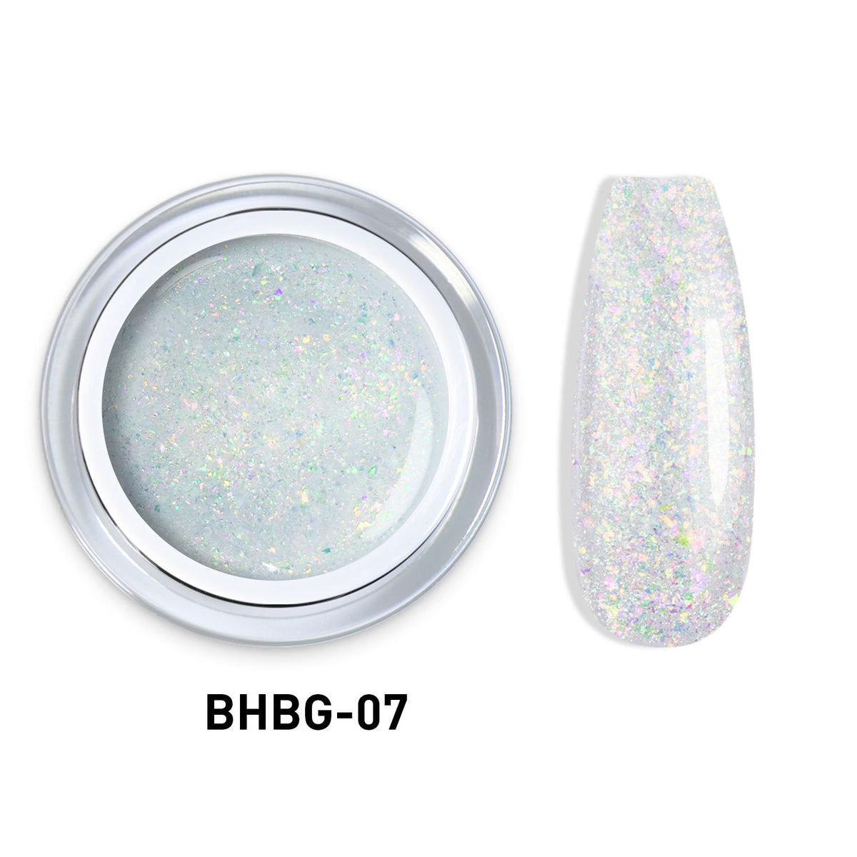 Beautilux BHBG-07 "Cristal Aurora" – Gel Auto-Égalisant Pailleté UV/LED | 10g Image