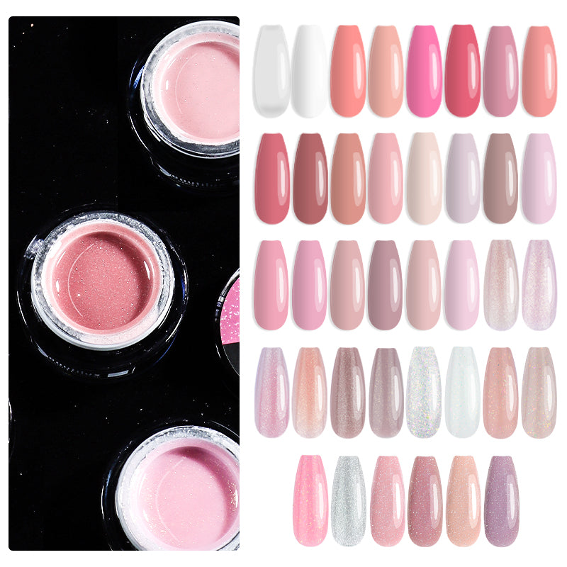 Beautilux BHBG-01 "Rosée Dorée" – Gel Auto-Égalisant Pailleté UV/LED | 10g
