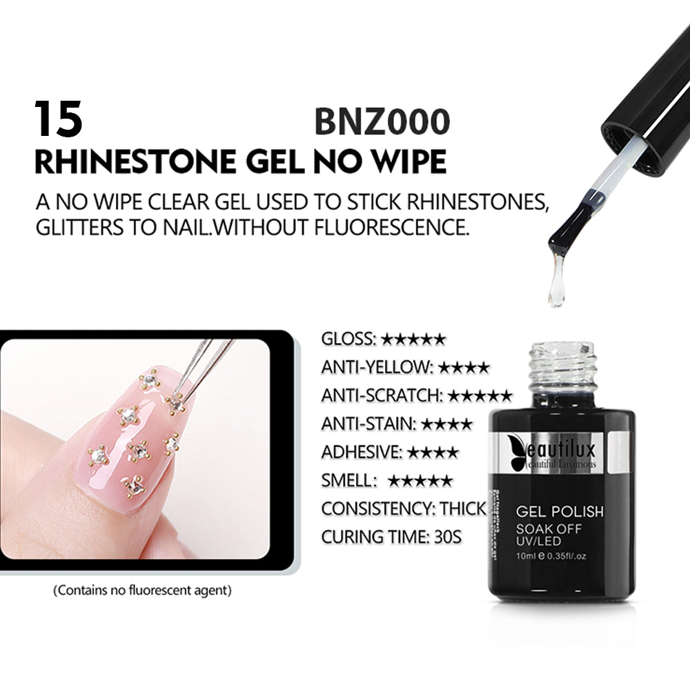 Rhinestone Gel No Wipe 10Ml BNZ000