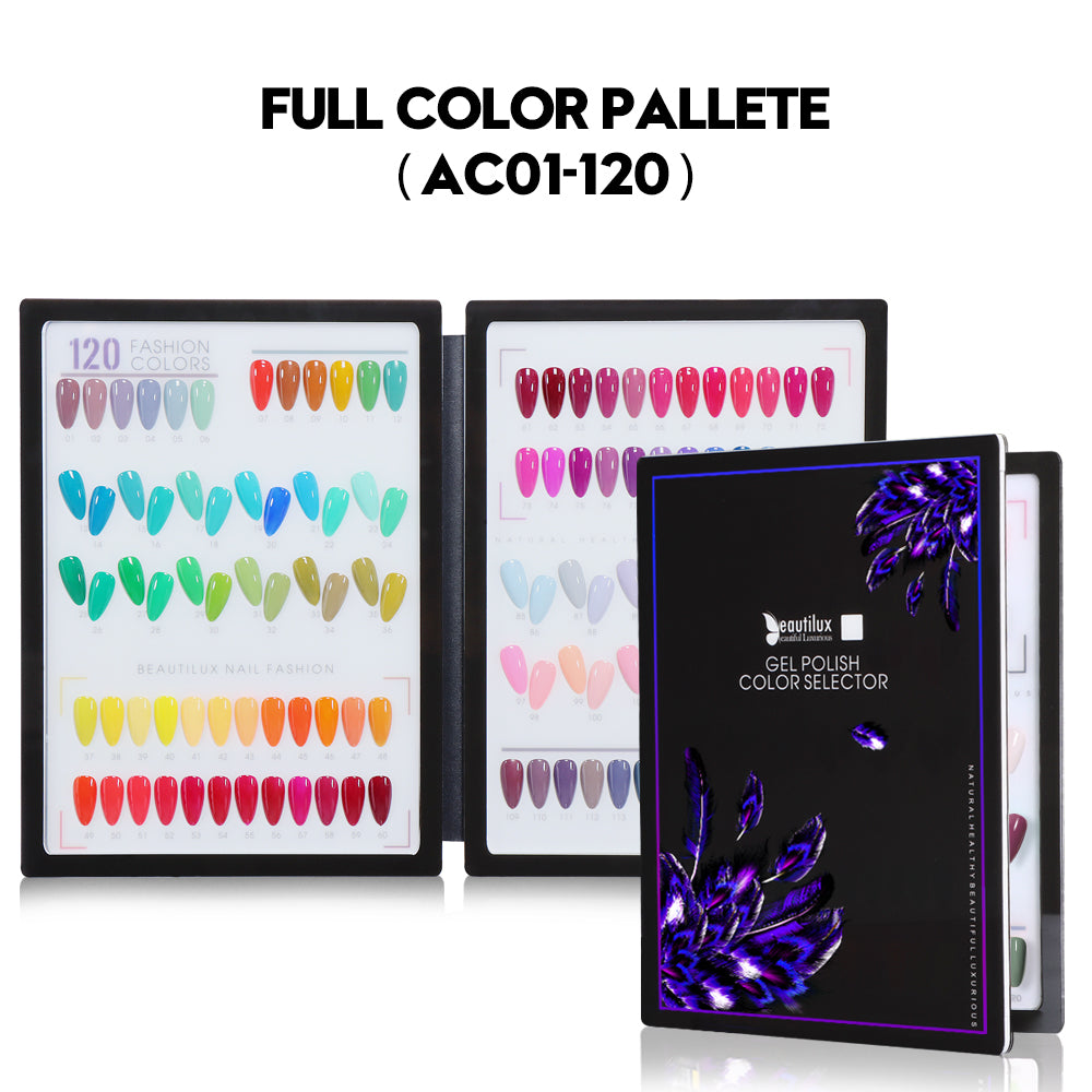 Beautilux Color Chart 120 Shades | CB120-AC001120