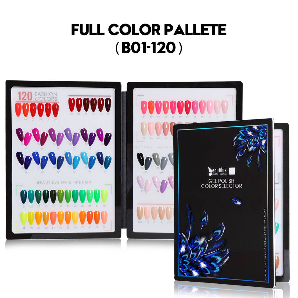 Beautilux Nuancier Couleur Livre 120 nuances de la collection B