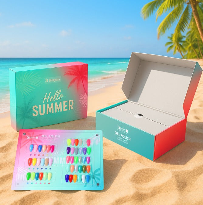 Beautilux collection "HELLO SUMMER" Édition Limitée 2025 - Kit vernis semi permanent