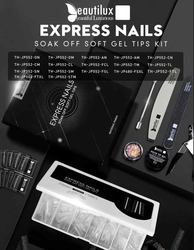 PMMA Nail Tips – Ultra-thin &amp; No Filing – Beautilux