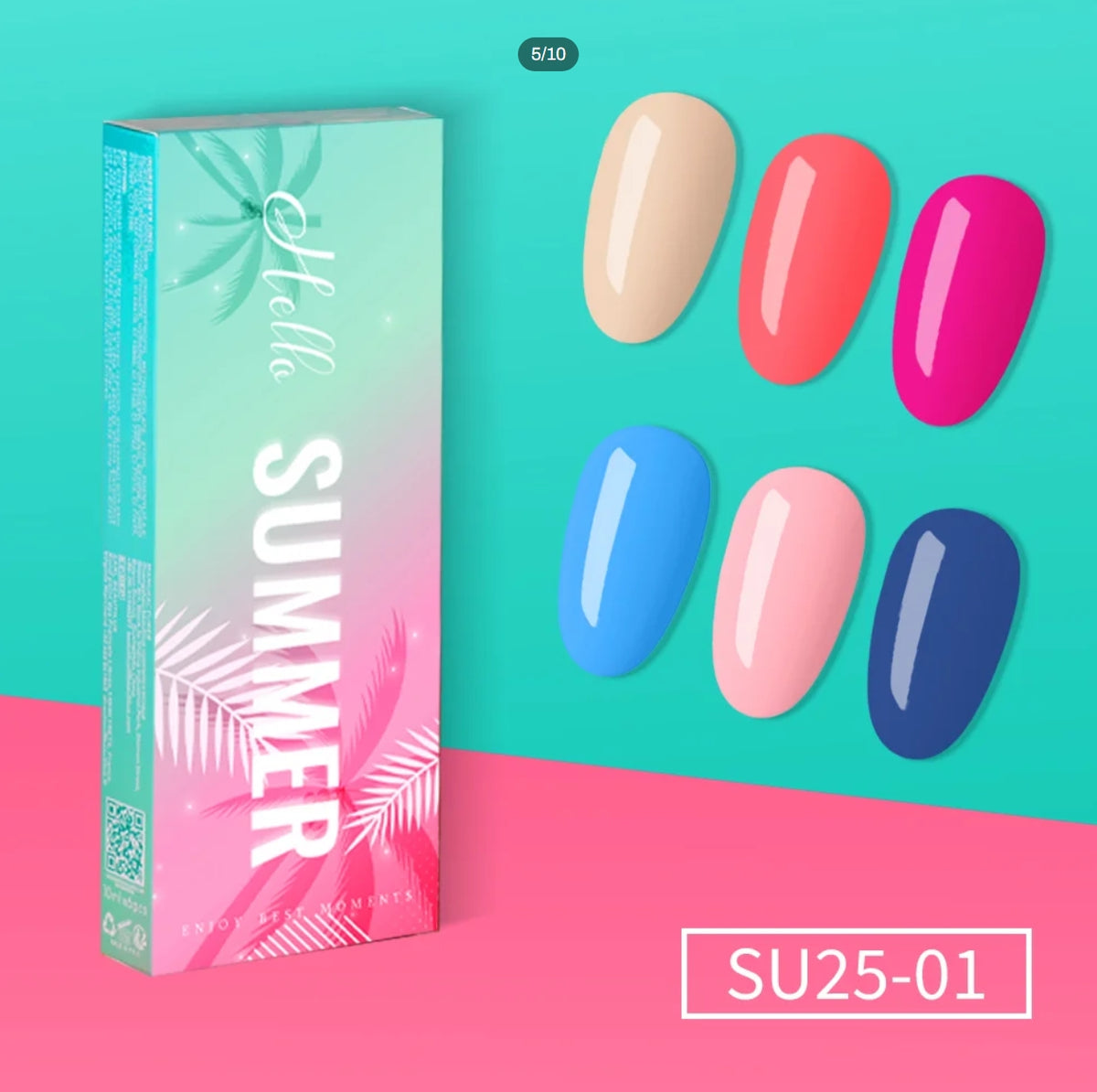 Beautilux collection "HELLO SUMMER" Édition Limitée 2025 - Kit vernis semi permanent