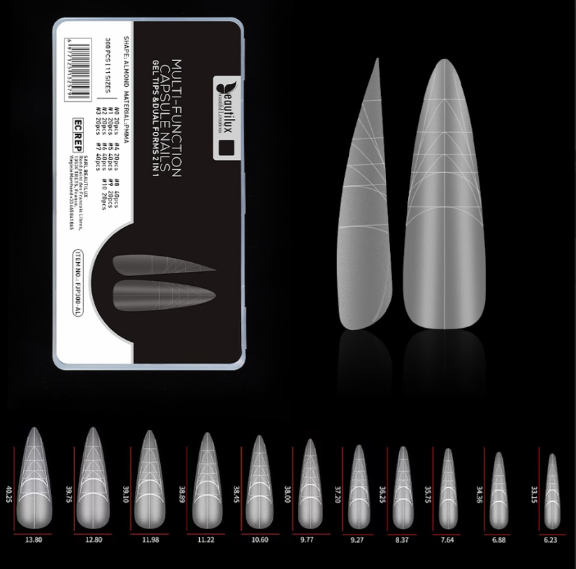 PMMA Nail Tips – Ultra-thin &amp; No Filing – Beautilux