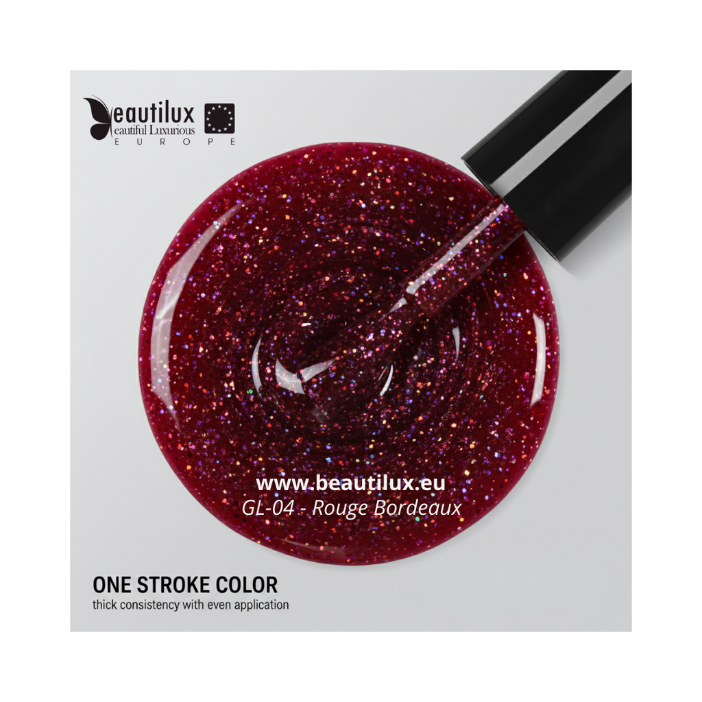 Rendu vernis bordeaux GL-04
