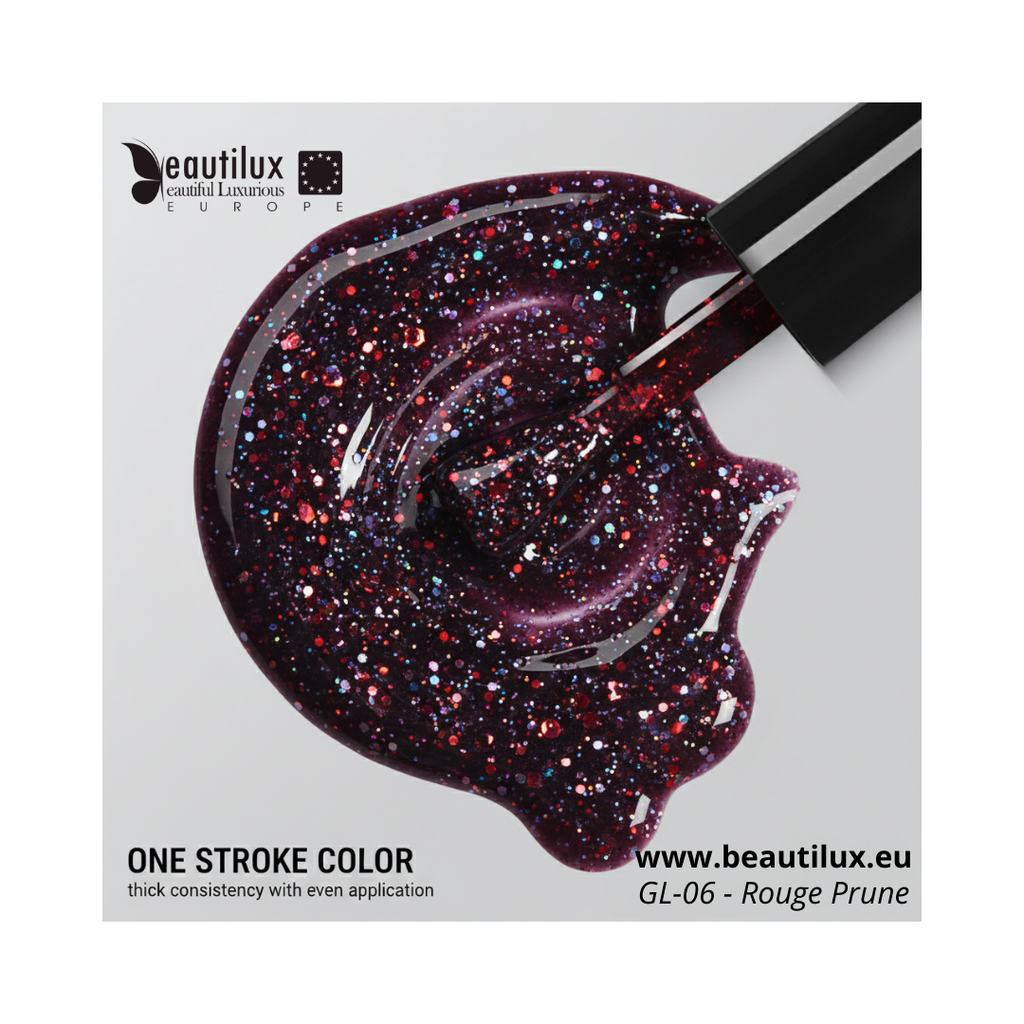 Vernis semi permanent Rouge - GL-06