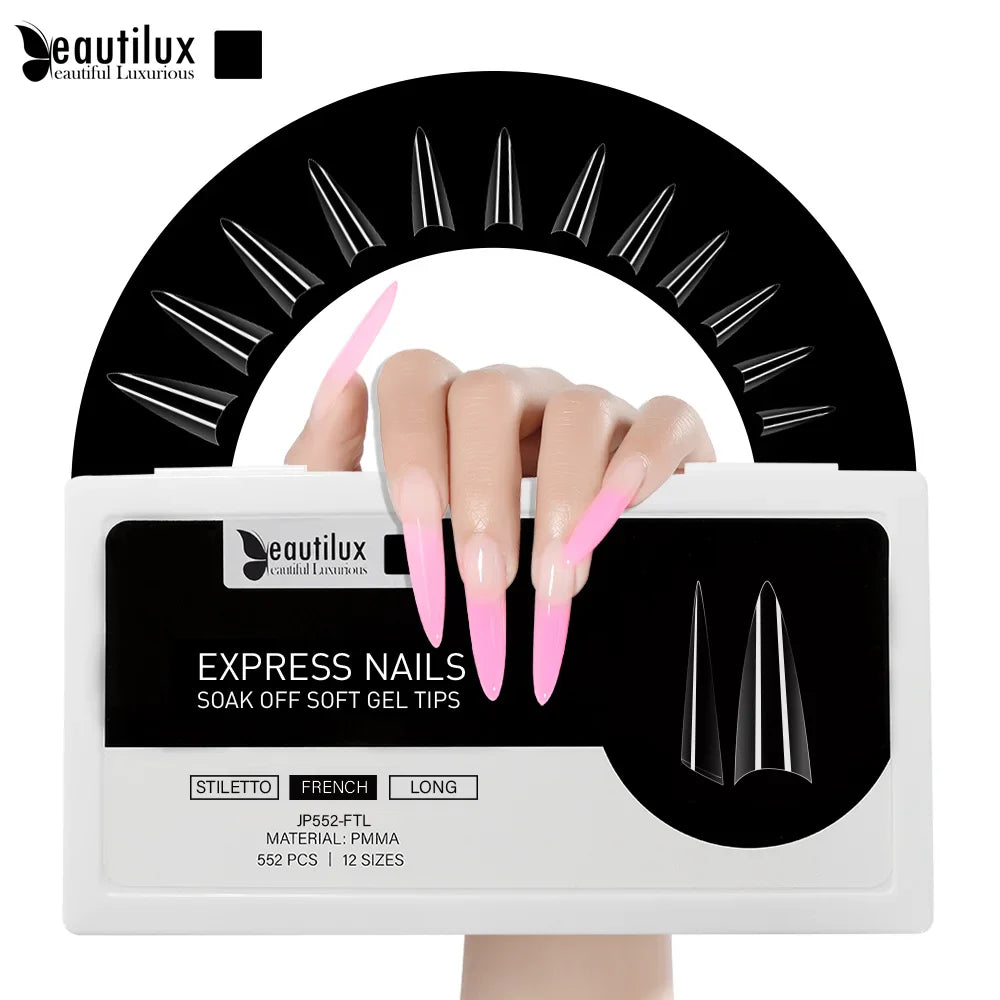 PMMA Nail Tips – Ultra-thin &amp; No Filing – Beautilux