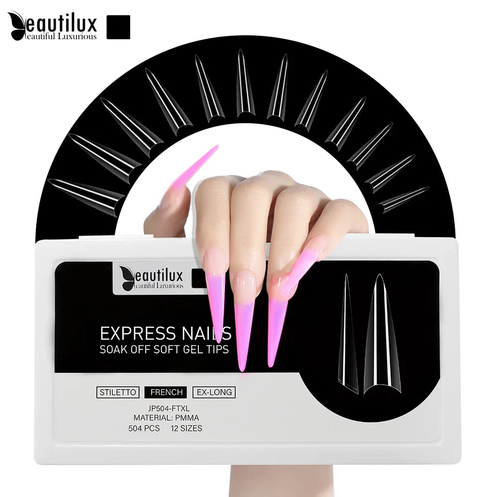 PMMA Nail Tips – Ultra-thin &amp; No Filing – Beautilux